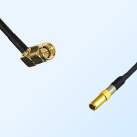 SMA/Male Right Angle - SSMB/Female Coaxial Jumper Cable