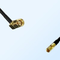 SMA/Male Right Angle - SSMC/Female Coaxial Jumper Cable