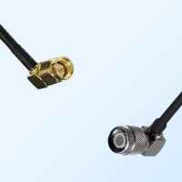 SMA/Male Right Angle - TNC/Male Right Angle Coaxial Jumper Cable