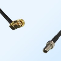 SMA/Male Right Angle - TS9/Male Coaxial Jumper Cable