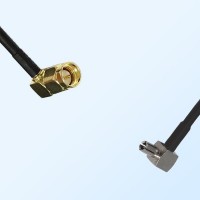 SMA/Male Right Angle - TS9/Male Right Angle Coaxial Jumper Cable