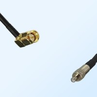 SMA/Male Right Angle - TS9/Female Coaxial Jumper Cable