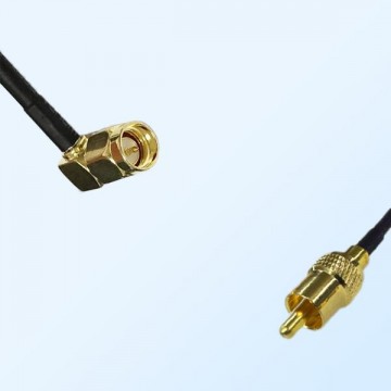RCA Male - SMA Male Right Angle Coaxial Cable Assemblies