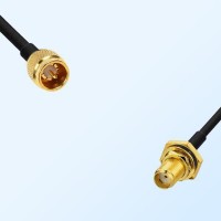 SMA Male Quick Push-on - SMA O-Ring Bulkhead Female Cable Assemblies