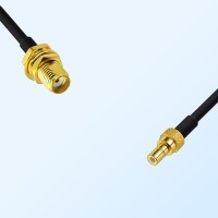 SMA/Bulkhead Female - SMB/Male Coaxial Jumper Cable
