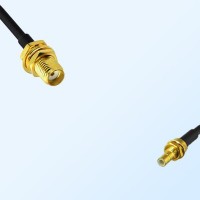 SMA/Bulkhead Female - SMB/Bulkhead Male Coaxial Jumper Cable