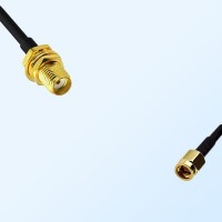 SMA/Bulkhead Female - SSMA/Male Coaxial Jumper Cable