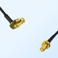 SMA/Bulkhead Female R/A - SSMA/Bulkhead Female Coaxial Jumper Cable