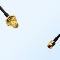 SMA Bulkhead Female with O-Ring - SSMA Male Coaxial Cable Assemblies