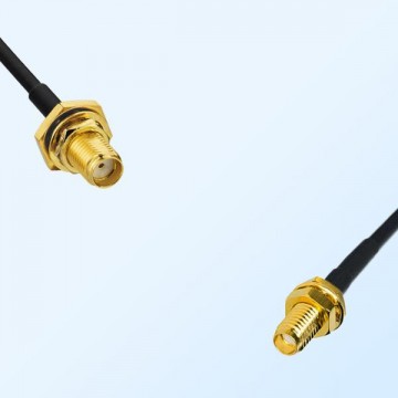 SMA O-Ring Bulkhead Female - SSMA Bulkhead Female Cable Assemblies