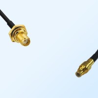 SMA Bulkhead Female with O-Ring - SSMC Male Coaxial Cable Assemblies