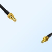 SMB/Male - SMB/Bulkhead Male Coaxial Jumper Cable