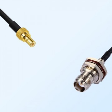 SMB/Male - TNC/Bulkhead Female with O-Ring Coaxial Jumper Cable