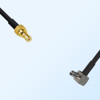 SMB/Male - TS9/Male Right Angle Coaxial Jumper Cable