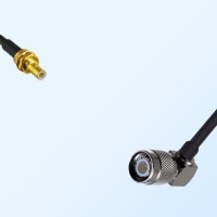SMB/Bulkhead Male - TNC/Male Right Angle Coaxial Jumper Cable