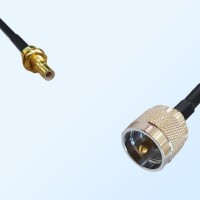 SMB/Bulkhead Male - UHF/Male Coaxial Jumper Cable
