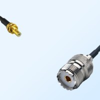 SMB/Bulkhead Male - UHF/Female Coaxial Jumper Cable