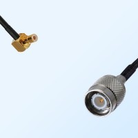 SMB/Male Right Angle - TNC/Male Coaxial Jumper Cable