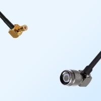 SMB/Male Right Angle - TNC/Male Right Angle Coaxial Jumper Cable