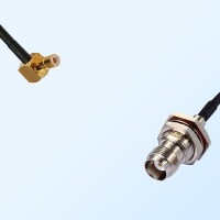 SMB/Male R/A - TNC/Bulkhead Female with O-Ring Coaxial Jumper Cable