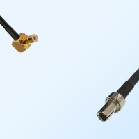 SMB/Male Right Angle - TS9/Male Coaxial Jumper Cable