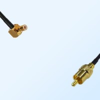 RCA Male - SMB Male Right Angle Coaxial Cable Assemblies