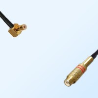 RCA Female - SMB Male Right Angle Coaxial Cable Assemblies