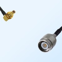 SMB/Bulkhead Male Right Angle - TNC/Male Coaxial Jumper Cable