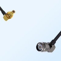 SMB/Bulkhead Male R/A - TNC/Male R/A Coaxial Jumper Cable