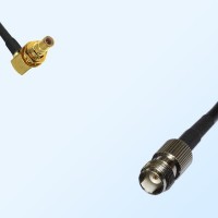 SMB/Bulkhead Male Right Angle - TNC/Female Coaxial Jumper Cable