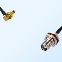 SMB/Bulkhead Male R/A - TNC/Bulkhead Female with O-Ring Coaxial Cable
