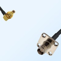 TNC Female 4 Hole - SMB Bulkhead Male R/A Coaxial Cable Assemblies