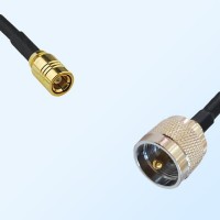 SMB/Female - UHF/Male Coaxial Jumper Cable