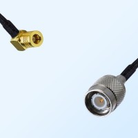 SMB/Female Right Angle - TNC/Male Coaxial Jumper Cable