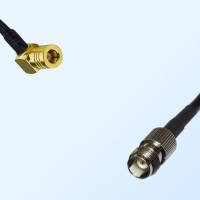 SMB/Female Right Angle - TNC/Female Coaxial Jumper Cable