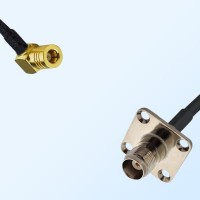 TNC Female 4 Hole - SMB Female Right Angle Coaxial Cable Assemblies