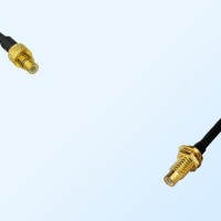 SMC/Male - SMC/Bulkhead Male Coaxial Jumper Cable