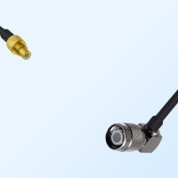 SMC/Male - TNC/Male Right Angle Coaxial Jumper Cable