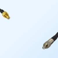 SMC/Male - TS9/Female Coaxial Jumper Cable