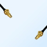 SMC/Bulkhead Male - SMC/Bulkhead Male Coaxial Jumper Cable