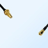 SMC/Bulkhead Male - SMC/Female Coaxial Jumper Cable