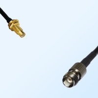 SMC/Bulkhead Male - TNC/Female Coaxial Jumper Cable