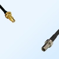 SMC/Bulkhead Male - TS9/Male Coaxial Jumper Cable