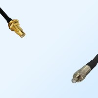 SMC/Bulkhead Male - TS9/Female Coaxial Jumper Cable