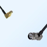 SMC/Male Right Angle - TNC/Male Right Angle Coaxial Jumper Cable