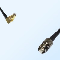 SMC/Male Right Angle - TNC/Female Coaxial Jumper Cable