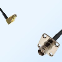 TNC Female 4 Hole - SMC Male Right Angle Coaxial Cable Assemblies