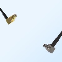 SMC/Male Right Angle - TS9/Male Right Angle Coaxial Jumper Cable