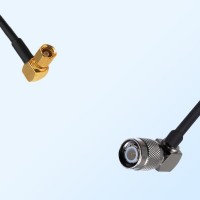 SMC/Female Right Angle - TNC/Male Right Angle Coaxial Jumper Cable