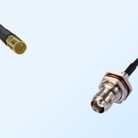 SMP/Male - TNC/Bulkhead Female with O-Ring Coaxial Jumper Cable